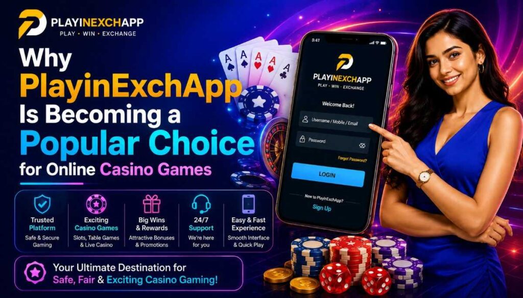 Why Playin Exch App Is Becoming a Popular Choice for Online Casino Games